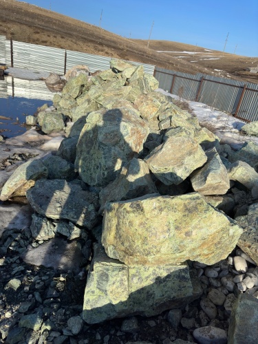 Камни для ландшафтного дизайна зелёные 10-60 килограмм купить в Верхнем Уфалее