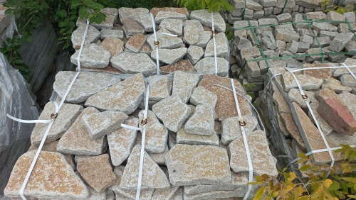 Гранитный плитняк галтованный для парковки купить в Верхнем Уфалее