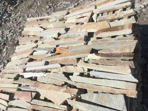 Горбушка златолит золотистый для облицовки купить в Верхнем Уфалее