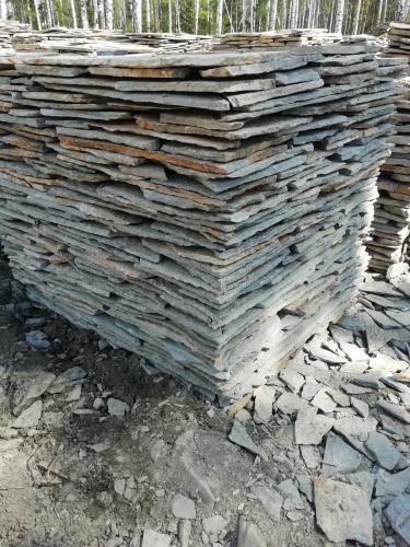 Плитняк златолит Уральский для цоколя, отмостки купить в Верхнем Уфалее