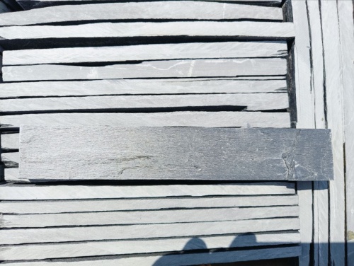 Плитка чёрная из натурального камня фасадная 30 см * 5 см, толщина 7 мм -30 мм купить в Верхнем Уфалее